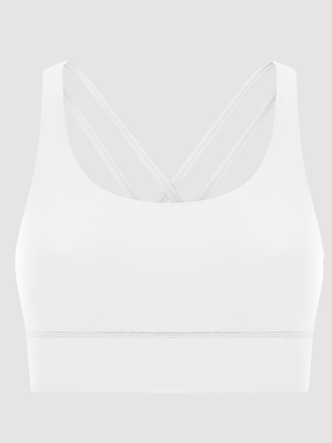 Crisscross Scoop Neck Active Bra