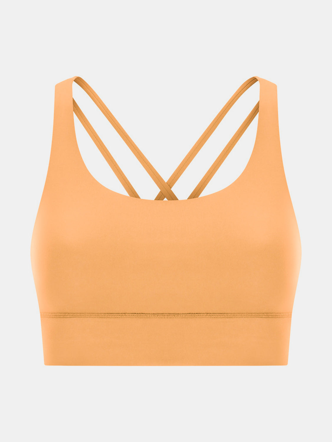 Crisscross Scoop Neck Active Bra