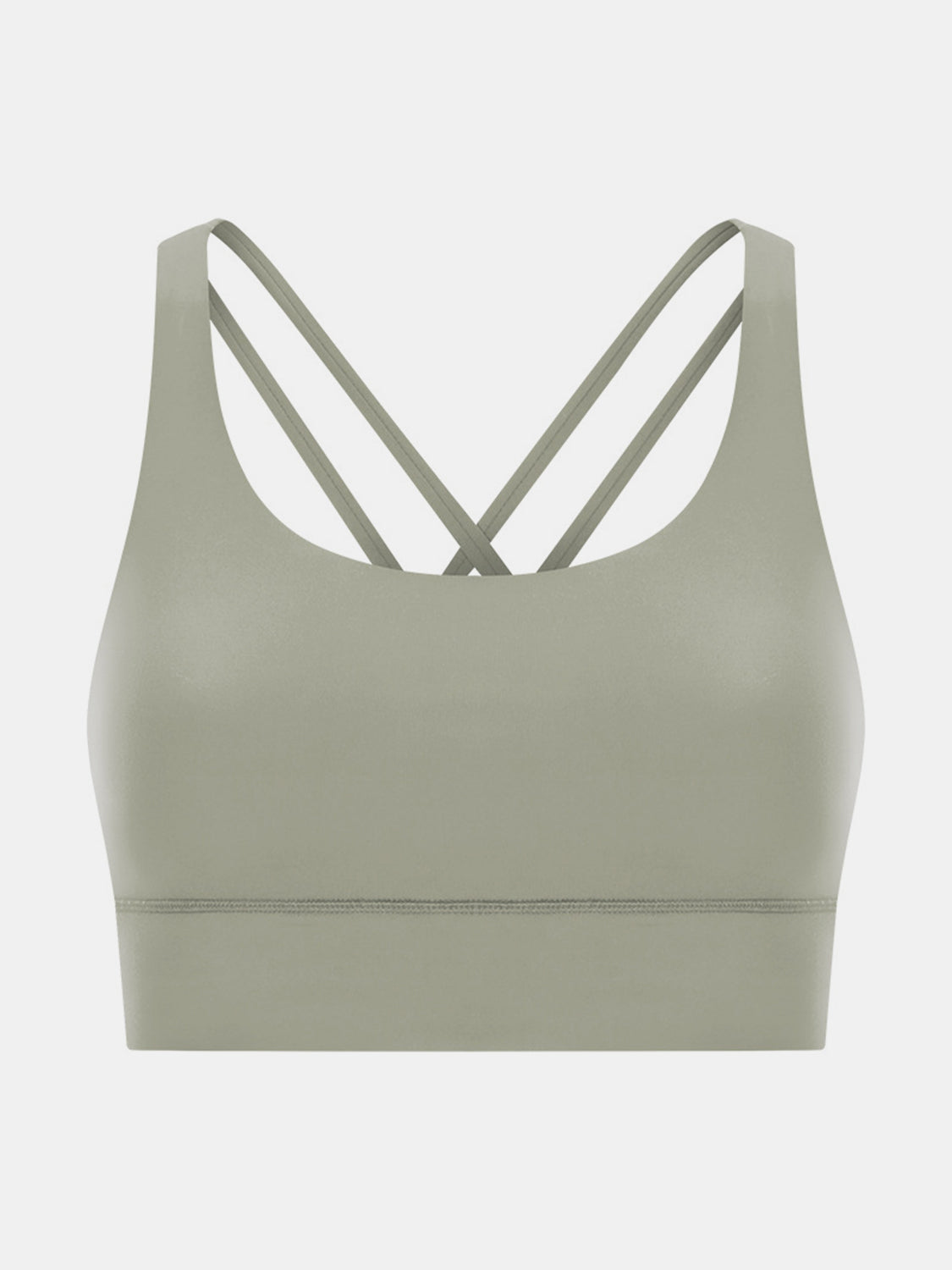 Crisscross Scoop Neck Active Bra