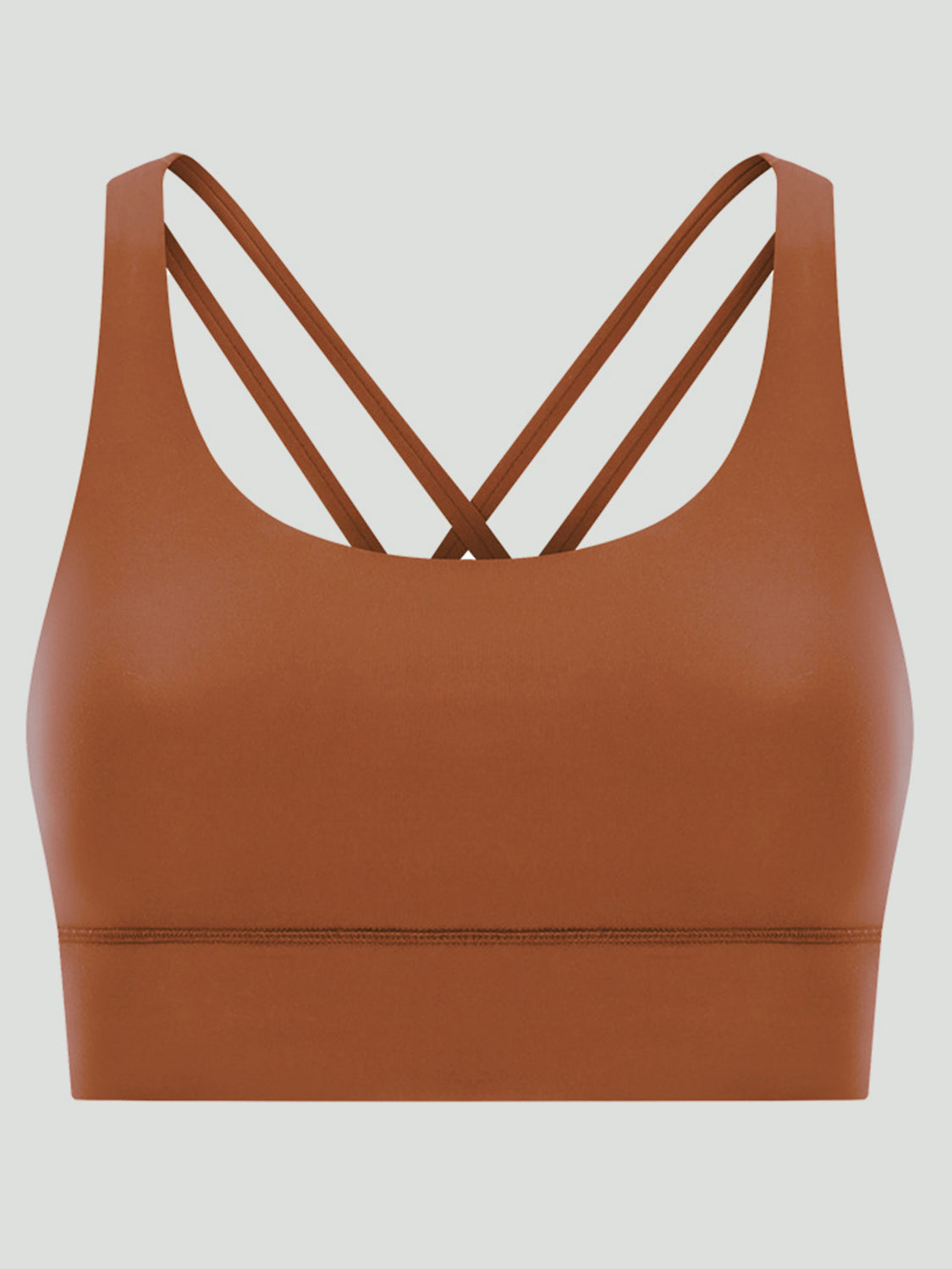 Crisscross Scoop Neck Active Bra