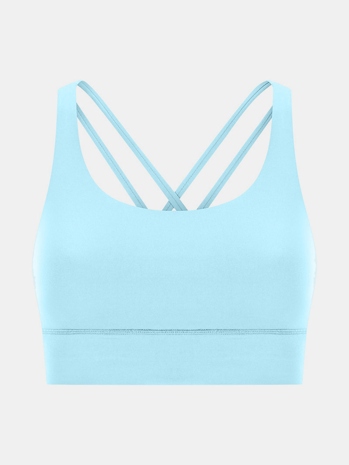 Crisscross Scoop Neck Active Bra