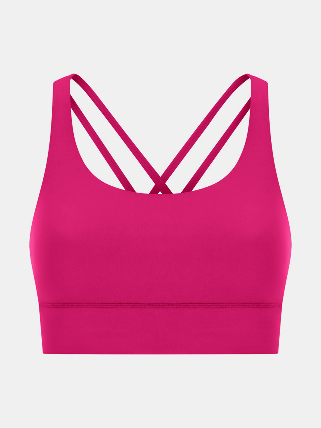 Crisscross Scoop Neck Active Bra