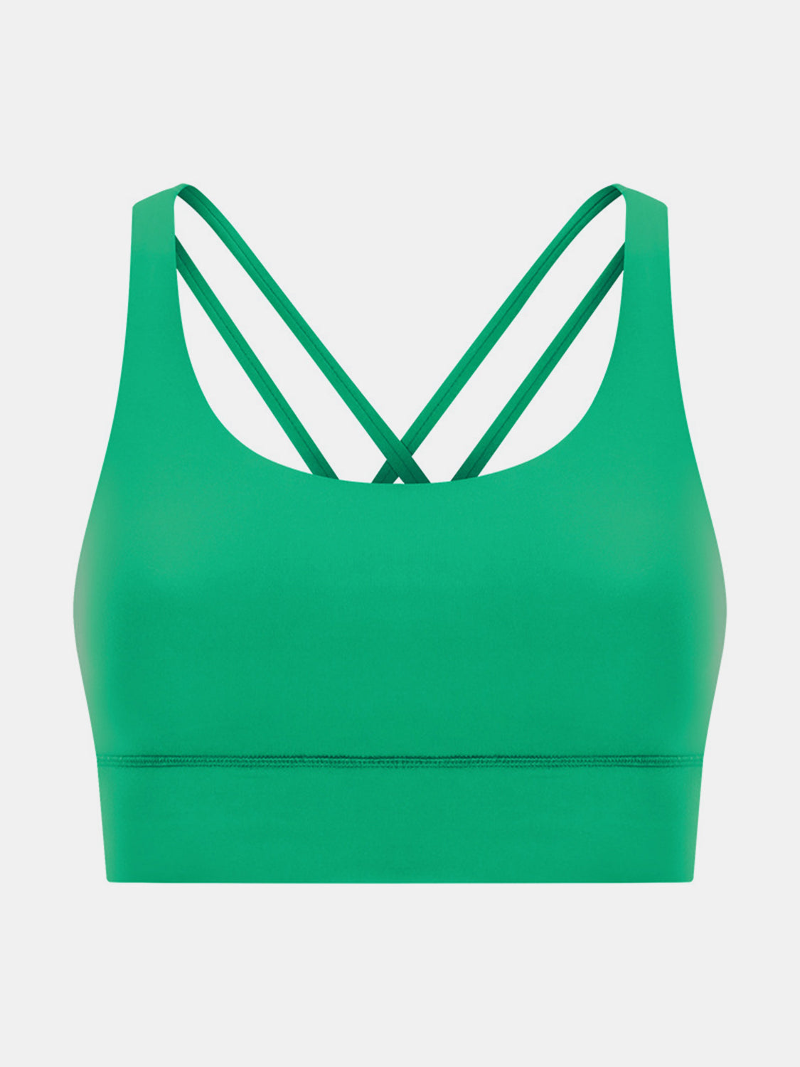 Crisscross Scoop Neck Active Bra