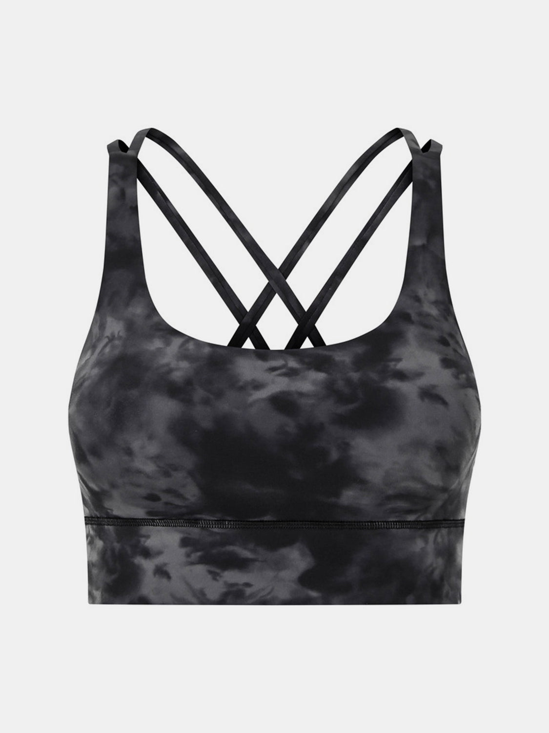 Crisscross Scoop Neck Active Bra