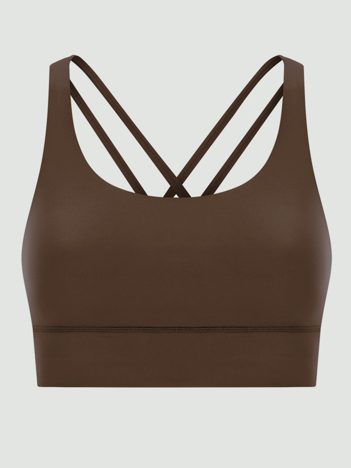 Crisscross Scoop Neck Active Bra