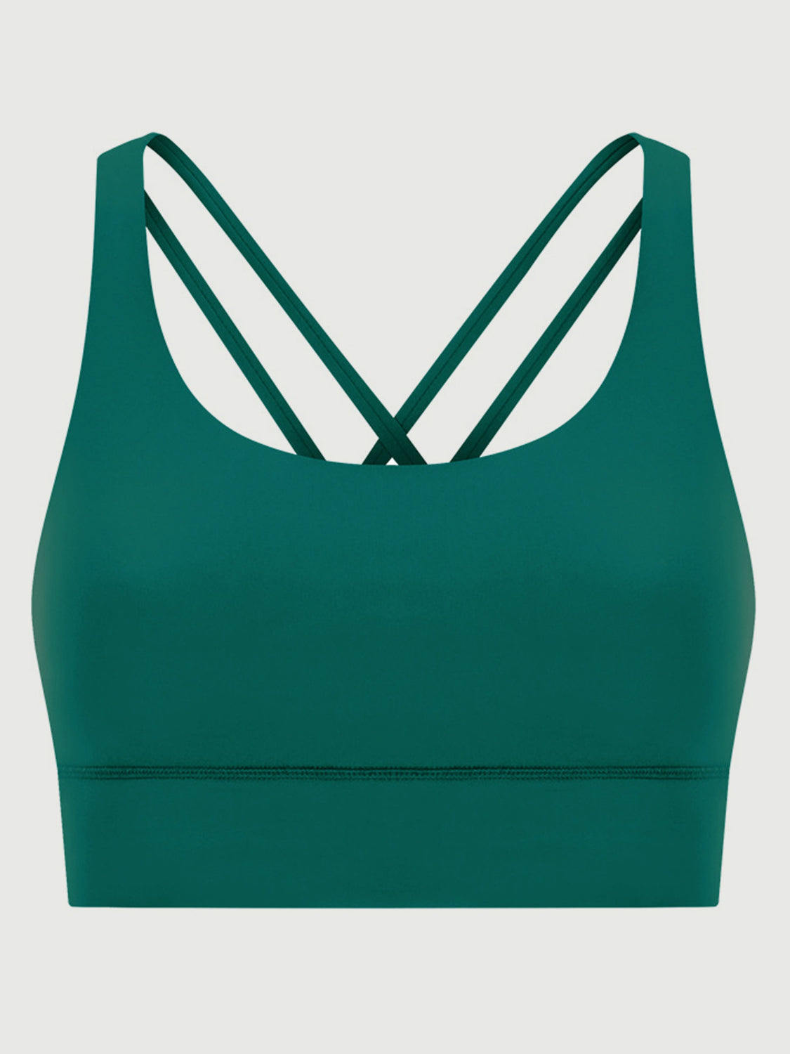 Crisscross Scoop Neck Active Bra