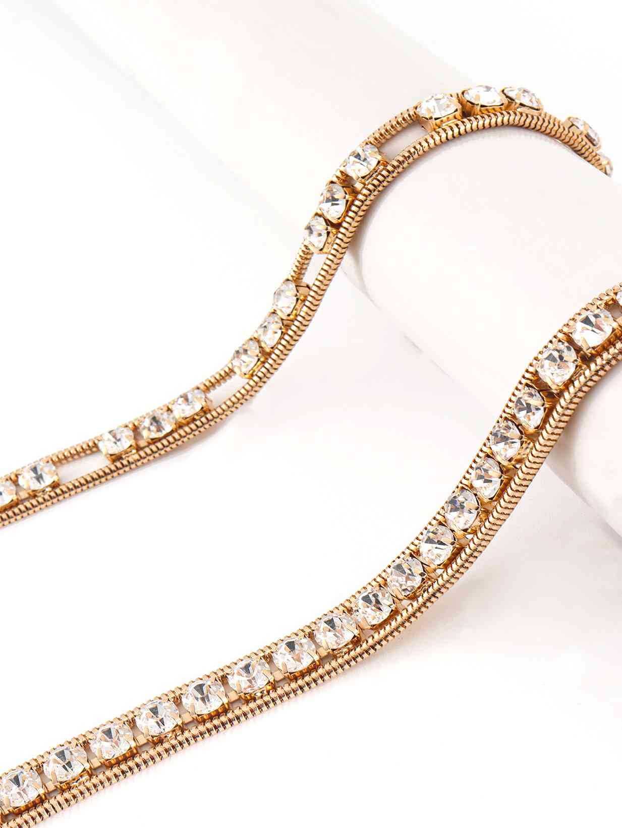 Rhinestone Metal Belt